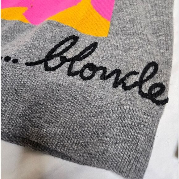 LABEL + THREAD gray cashmere wool blend Monroe crew neck sweater XS - Picture 5 of 10